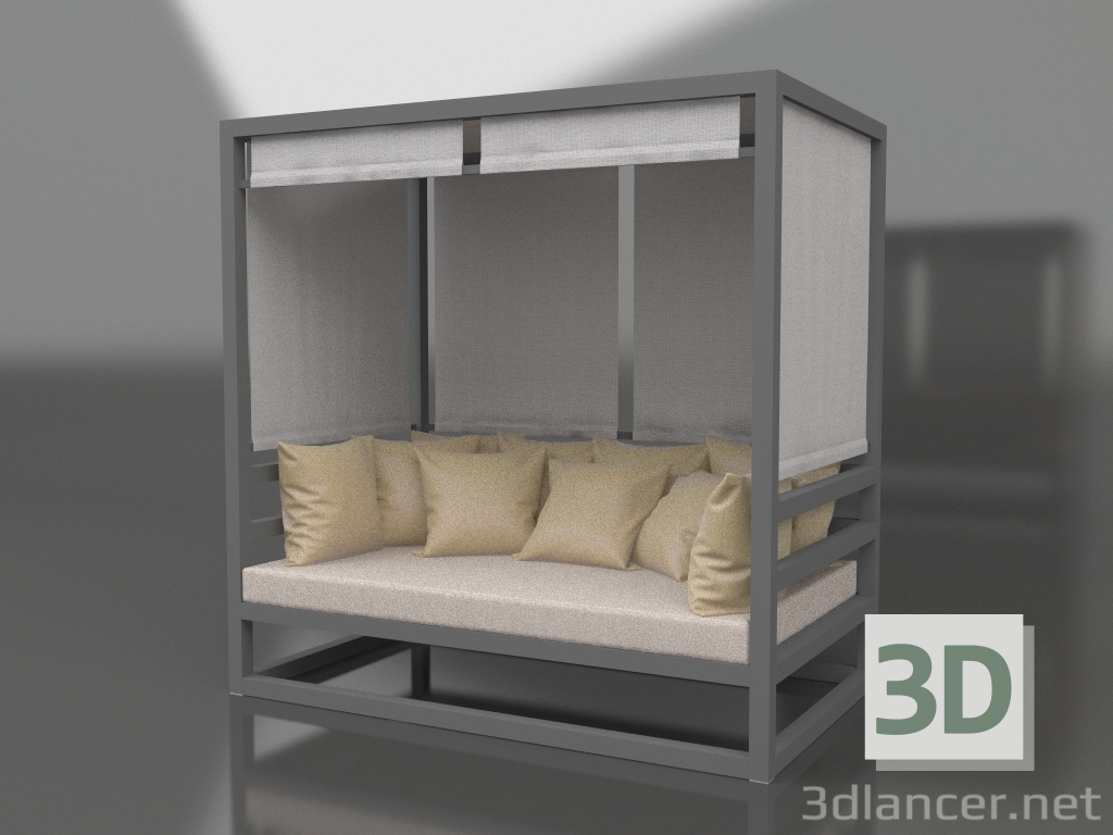 3d model Sofa (Anthracite) - preview