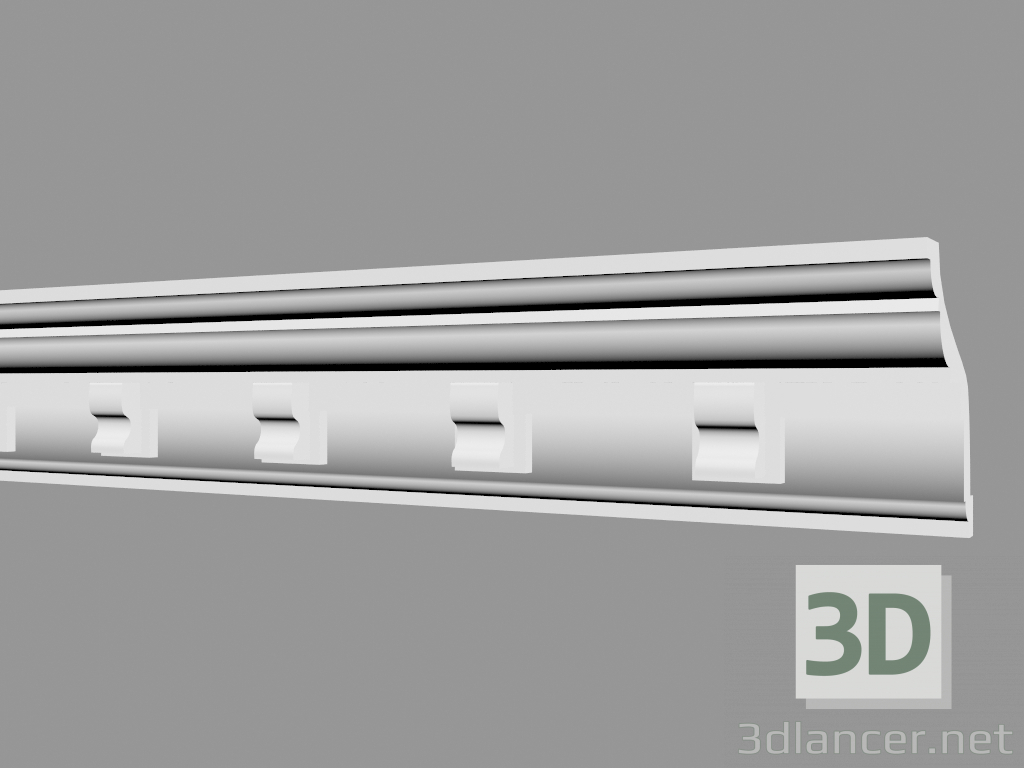 modèle 3D Corniche C1017 - preview