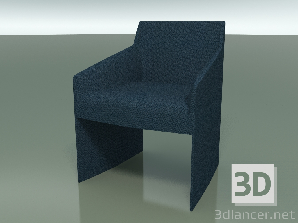 modello 3D Poltrona 2726 (con rivestimento in tessuto) - anteprima