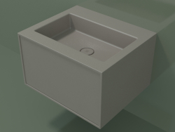 Çekmeceli lavabo (06UC32401, Clay C37, L 60, P 50, H 36 cm)