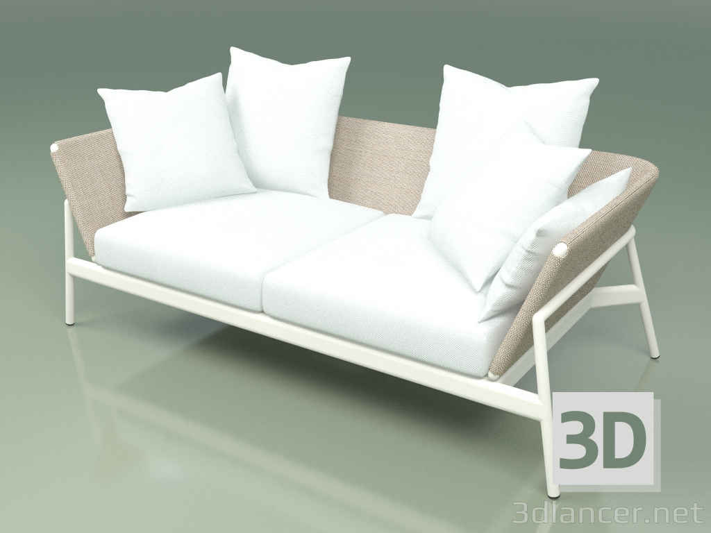 3d model Sofa 002 (Metal Milk, Batyline Sand) - preview