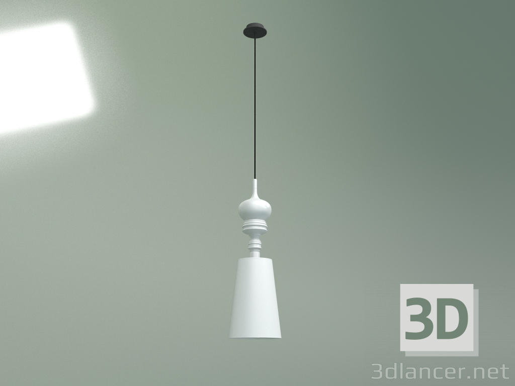 3d модель Підвісний світильник Josephine діаметр 23 (білий) – превью