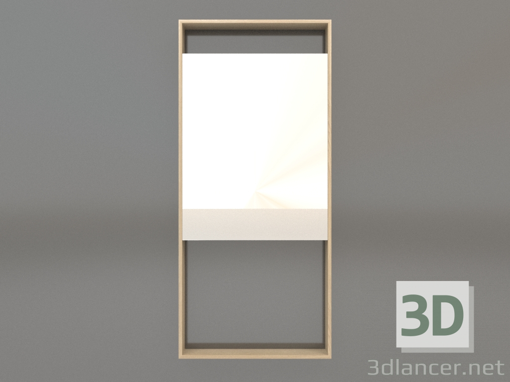 modello 3D Specchio ZL 08 (450х1000, legno bianco) - anteprima