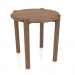 3d model Stool (rounded end) (D=420x433, wood brown light) - preview