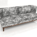 3D Modell Sofa mit hoher Rückenlehne Caracalla 245x96x88 (Standard) - Vorschau