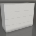 3d model Chest of drawers Aragon (white) - preview