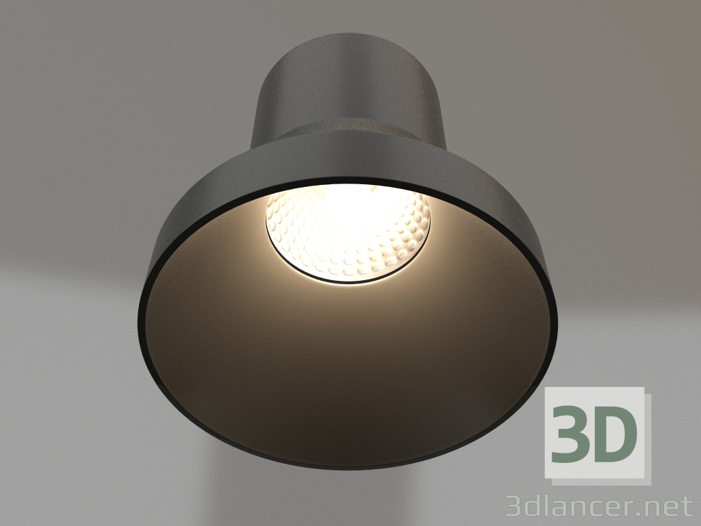 modello 3D Lampada MS-VOLCANO-BUILT-R65-6W Warm3000 (BK, 38 gradi, 230V) - anteprima
