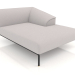 3d model Chaise longue 160 right - preview