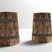 3d модель Деревянная пивная кружка – превью