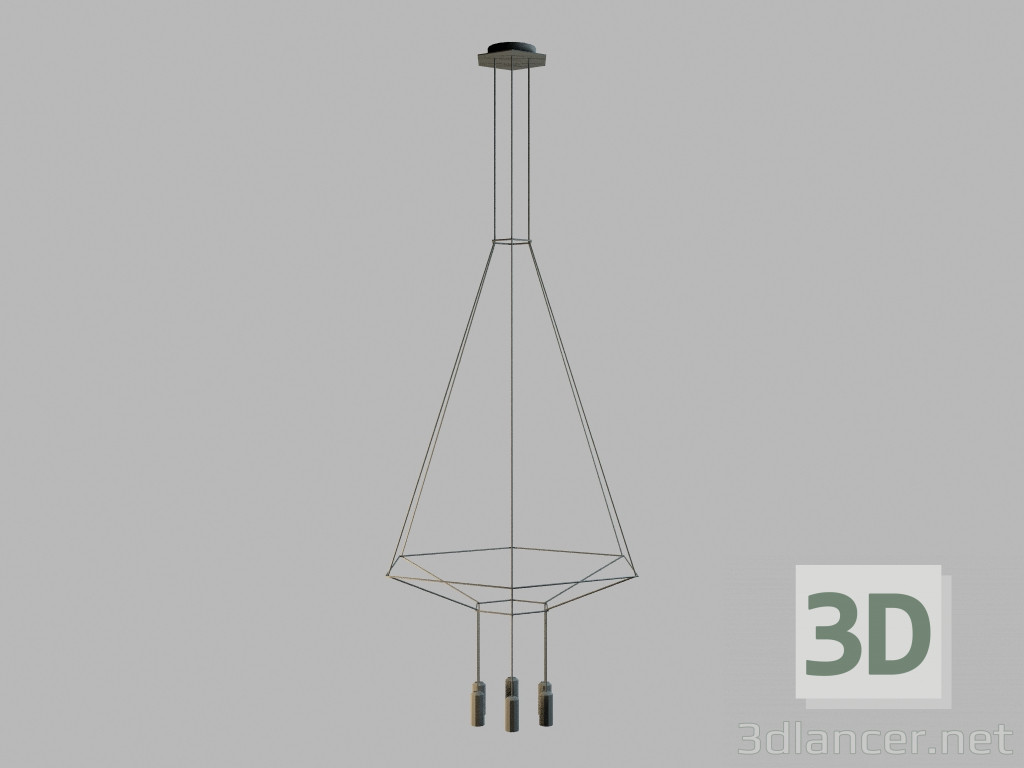 3d model Lámpara colgante 0305 - vista previa