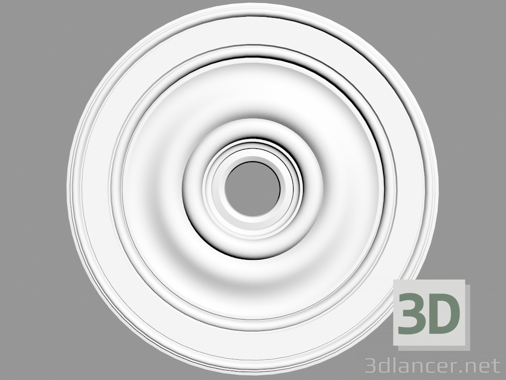 modèle 3D Sortie plafond (P24) - preview