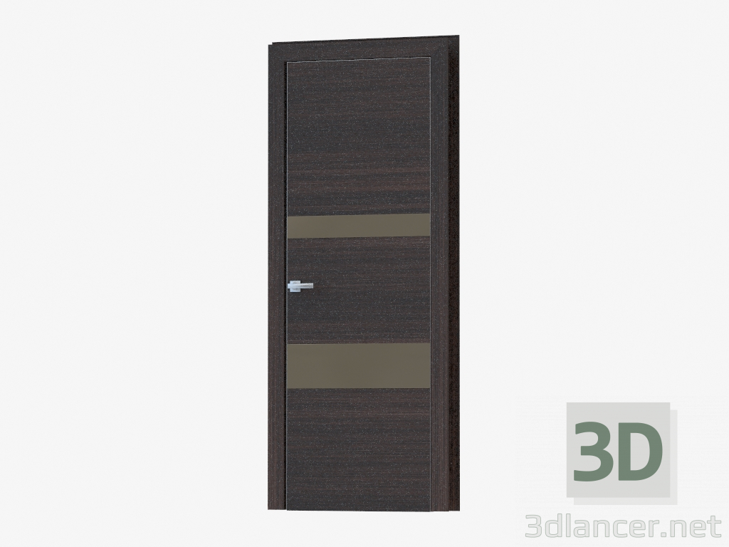 modello 3D Porta interna (19.31 bronza argento) - anteprima