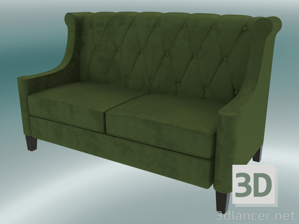 3D modeli Kanepe Barister (Yeşil) - önizleme