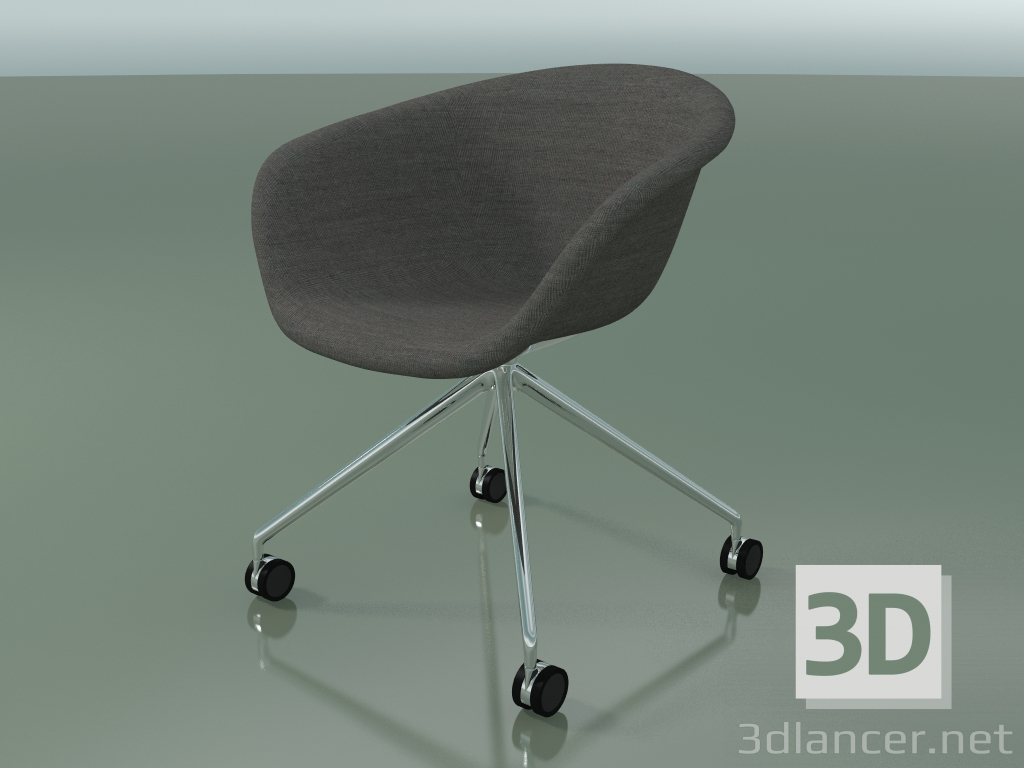 Modelo 3d Cadeira 4237 (4 rodízios, com estofamento f-1221-c0134) - preview