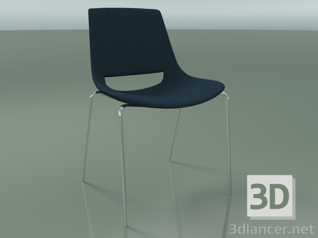 3D modeli Sandalye 1213 (4 ayak, istiflenebilir, kumaş döşeme, CRO) - önizleme