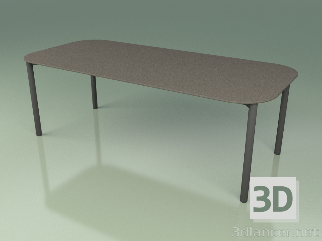 3D modeli Katlanır yemek masası 030 (Metal Duman) - önizleme