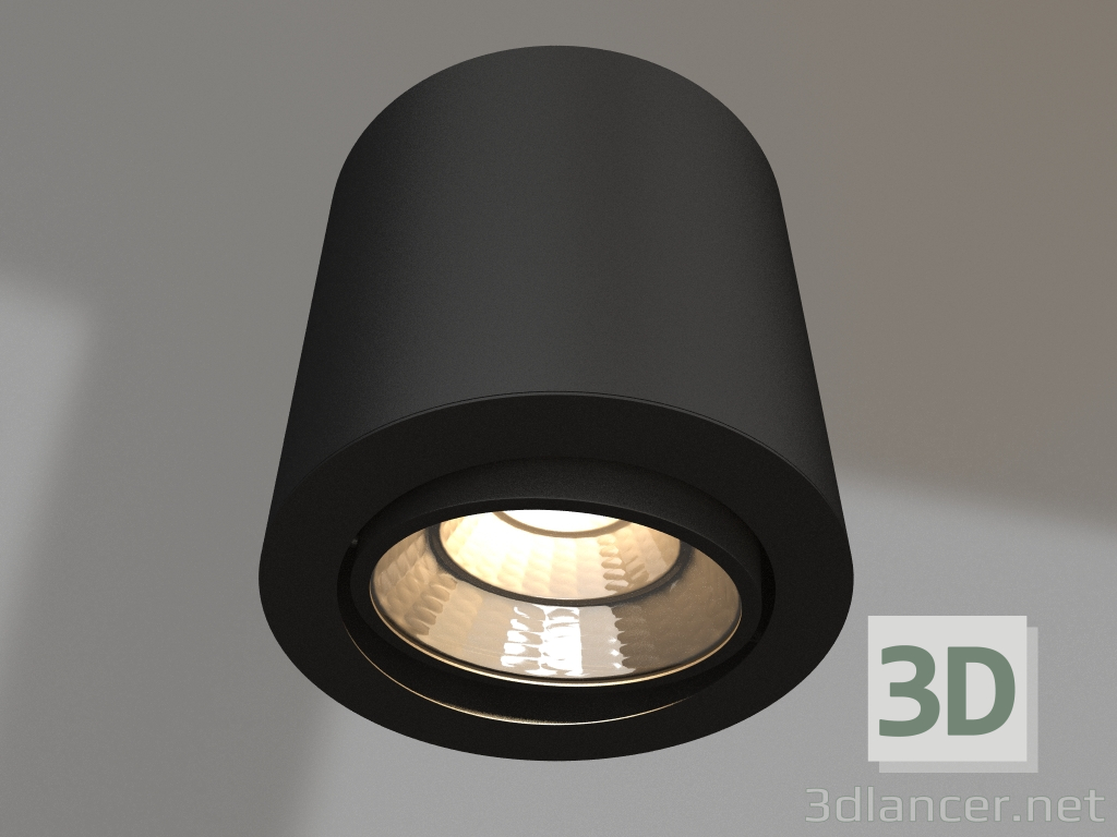 3d model Lámpara SP-FOCUS-R140-30W Day4000 (BK, 24 grados, 230V) - vista previa