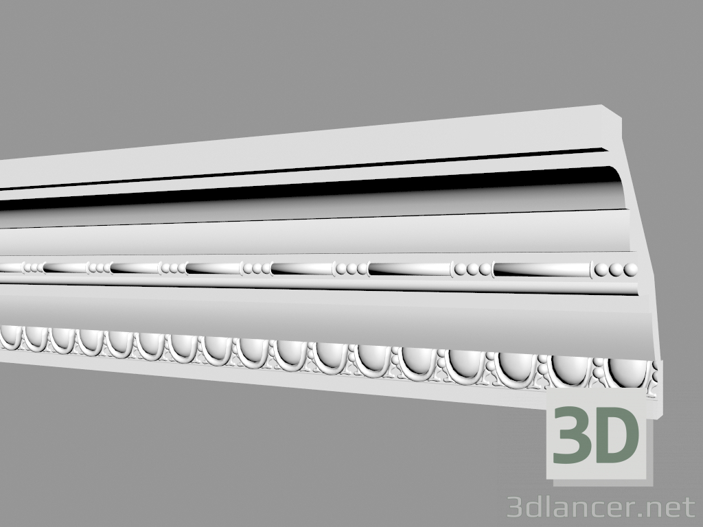3d model Cornice C1018 - preview