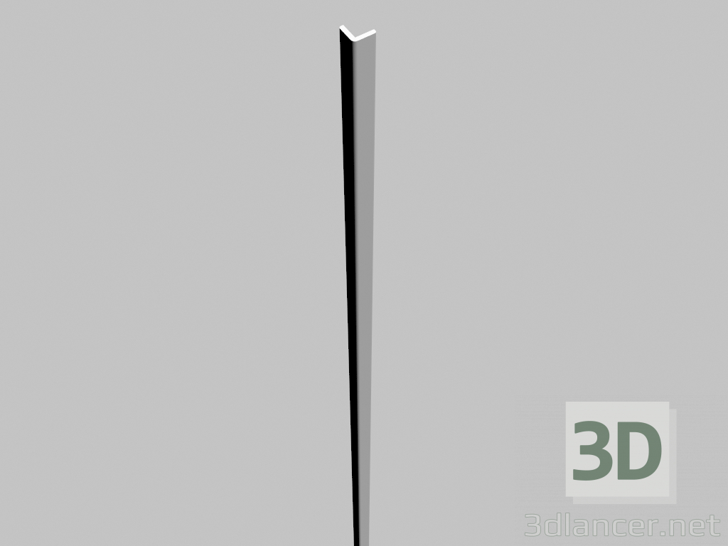 3D Modell Formteil CX134 (200 x 3 x 3 cm) - Vorschau