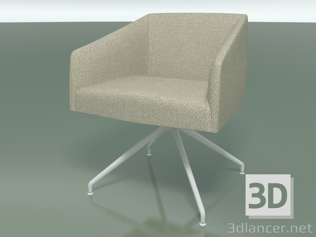3d model Armchair 2706 (with fabric upholstery, swivel, V12) - preview