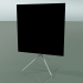 modello 3D Tavolo quadrato 5708, 5725 (H 74 - 79x79 cm, piegato, Nero, LU1) - anteprima