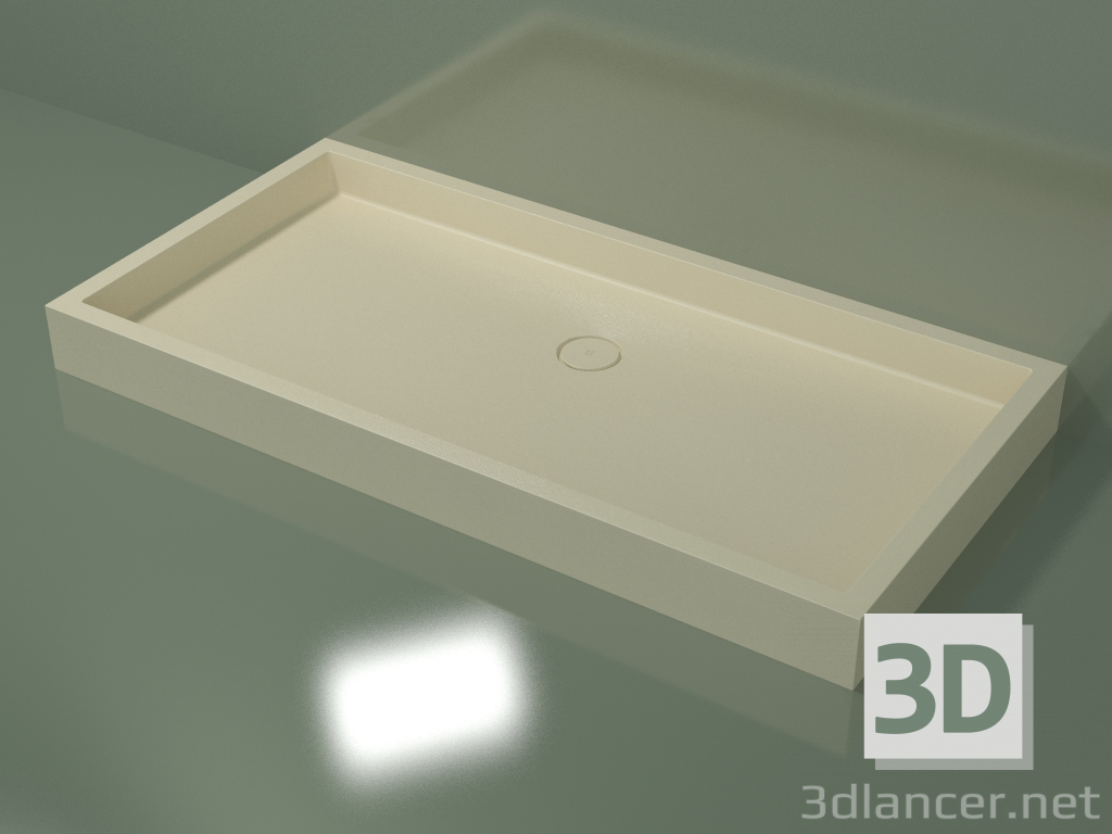 3D modeli Duş teknesi Alto (30UA0134, Bone C39, 180x90 cm) - önizleme