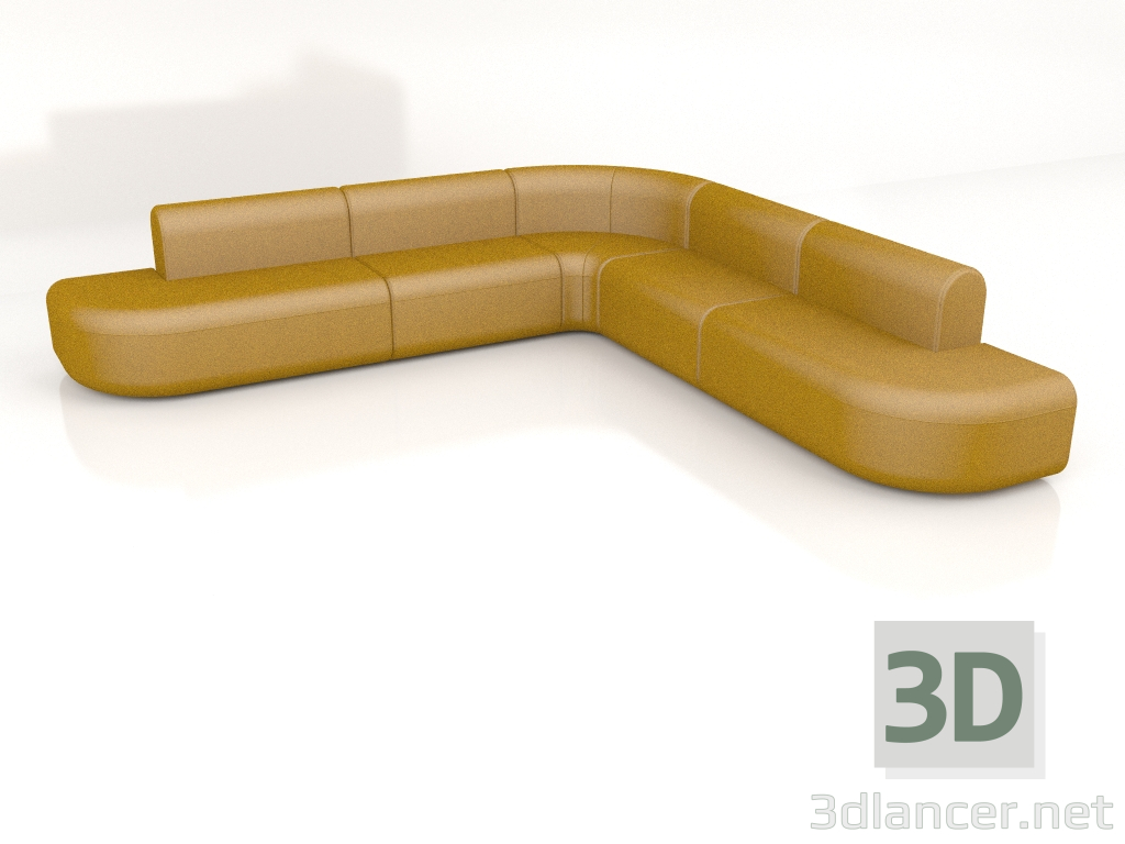 modèle 3D Canapé Artiko Canapé Simple AT26 (3210x3210) - preview