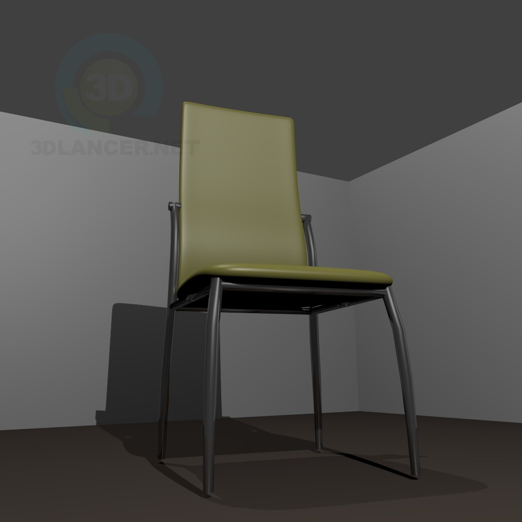 3D Modell Küchenstuhl - Vorschau