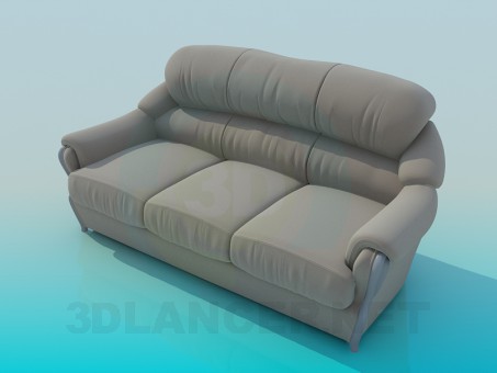3d модель Диван High Poly – превью 3d модель Диван High Poly – превью