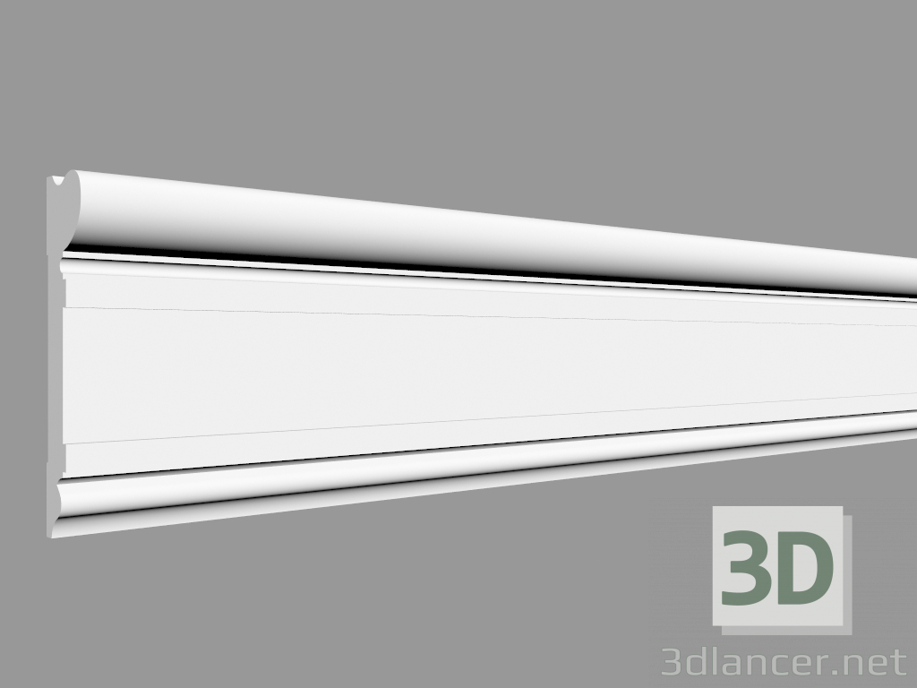 3d model Door frame (molding) DX119-2300 (230 x 9.2 x 2.2 cm) - preview