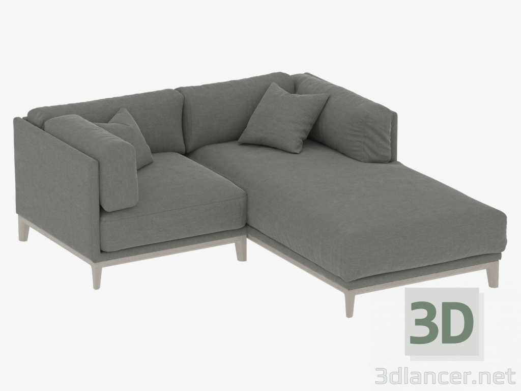 3d модель Модульный диван CASE 1880мм (арт 903-914) – превью