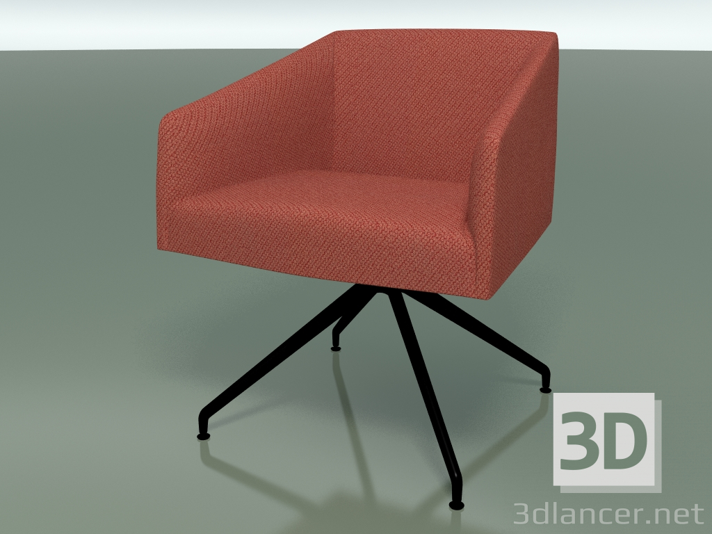 3d модель Кресло 2706 (с обивкой из ткани, вращающееся, V39) – превью
