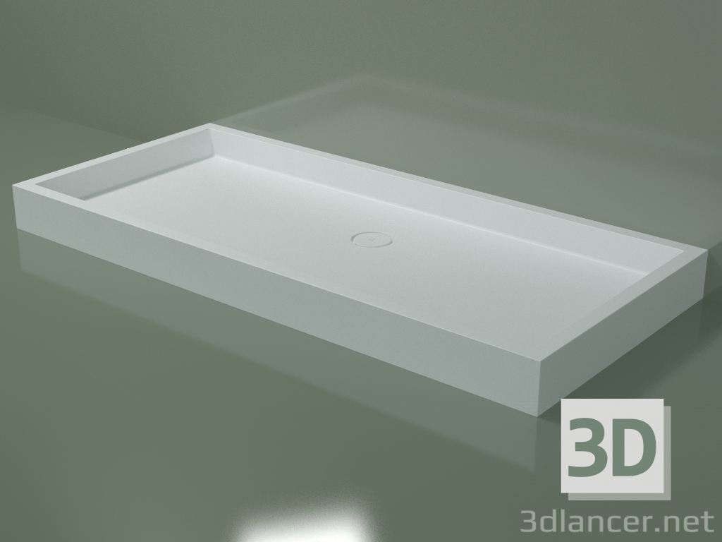 modello 3D Piatto doccia Alto (30UA0135, Glacier White C01, 200x90 cm) - anteprima