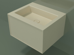Washbasin with drawer (06UC32401, Bone C39, L 60, P 50, H 36 cm)