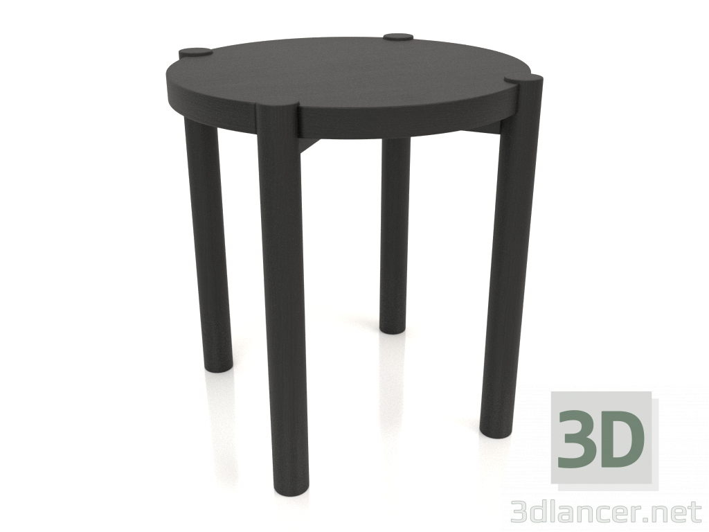 modèle 3D Tabouret (extrémité droite) (D=400x433, bois noir) - preview