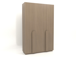 अलमारी मेगावाट 04 लकड़ी (विकल्प 1, 1830x650x2850, लकड़ी ग्रे)