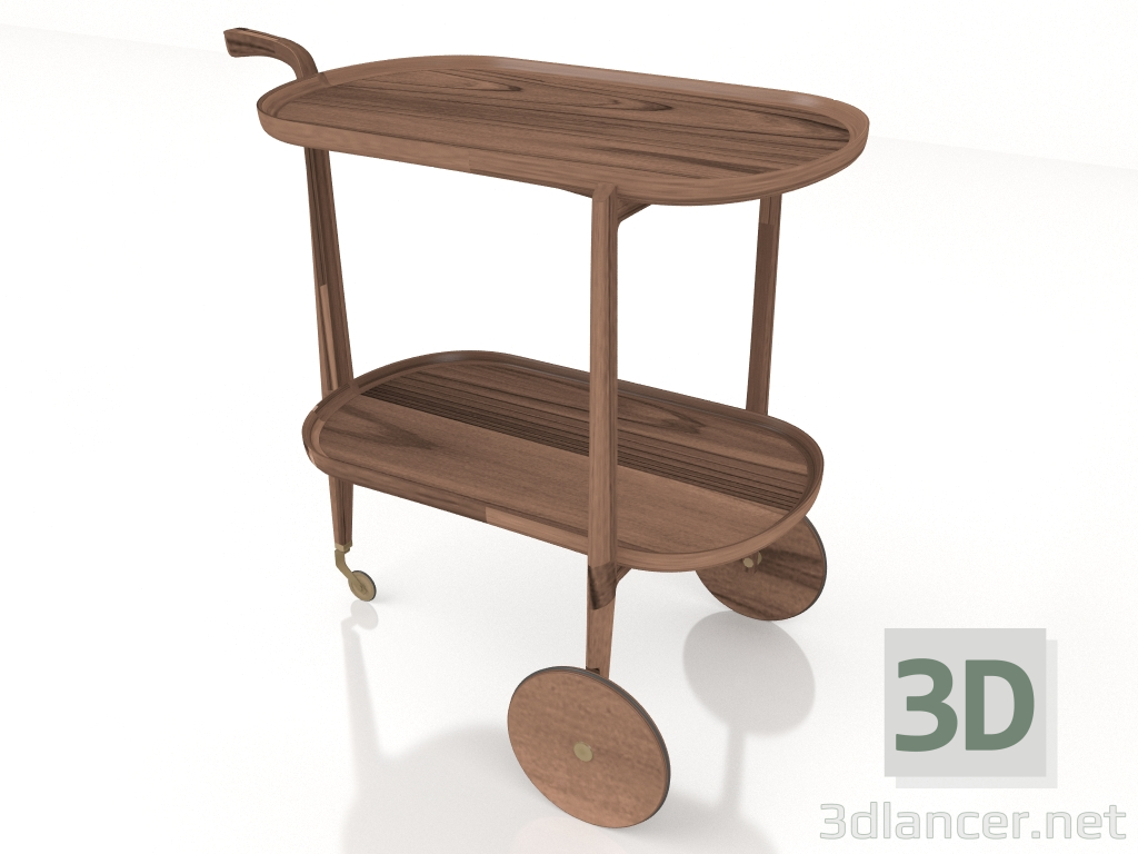 3d model Bloody Mary Beverage Trolley - preview