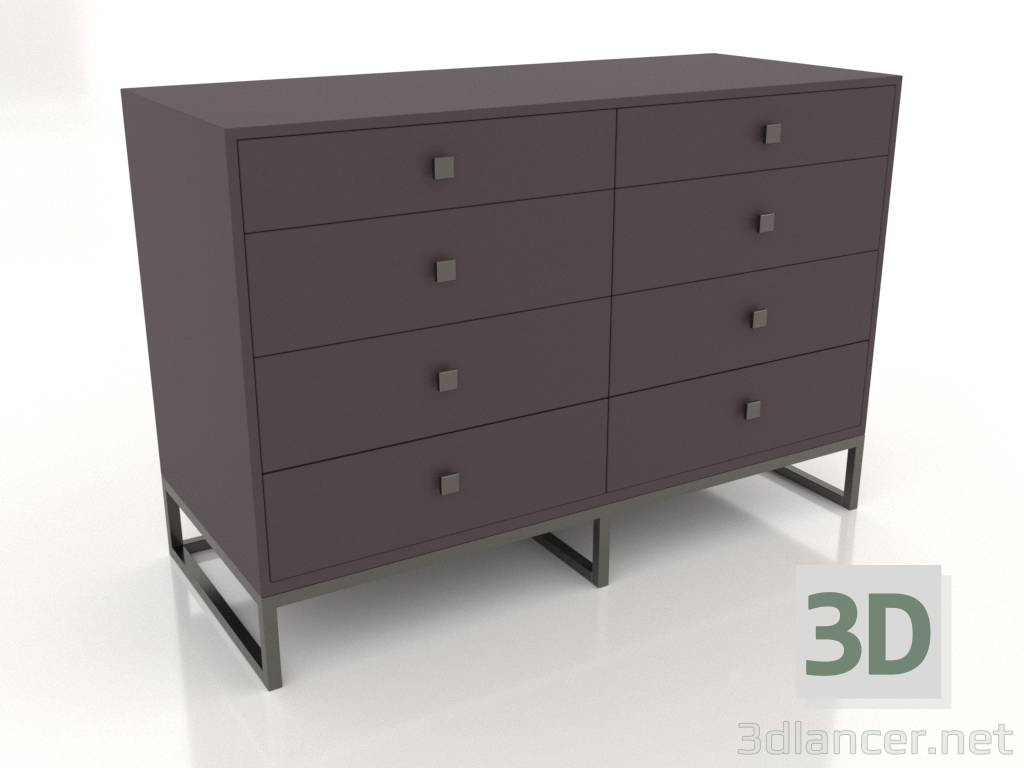 3d model Dresser (Dark) - preview