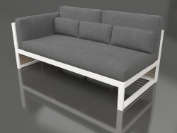 Modular sofa, section 1 left, high back (White)