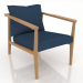 3D modeli Lounge sandalye 640 mm (doğal meşe) - önizleme