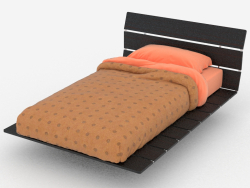 Ліжко односпальне в східному стилі Tadao