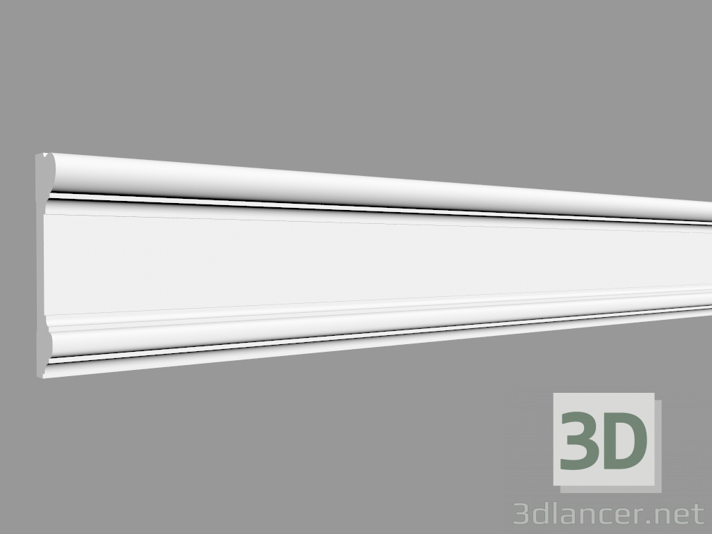 3D Modell Türrahmen (Formteil) DX121-2300 (230 x 9,4 x 2,3 cm) - Vorschau