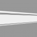 3D Modell Türrahmen (Formteil) DX121-2300 (230 x 9,4 x 2,3 cm) - Vorschau