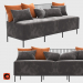 3D Modell Combo-Sofa - Vorschau