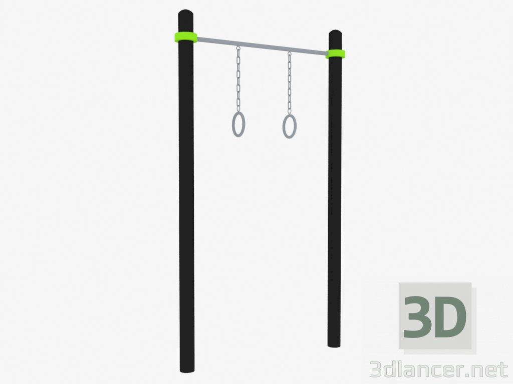 modello 3D Equipaggiamento sportivo (W0001) - anteprima