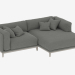 3d model Modular sofa CASE 2480mm (art 901-908) - preview