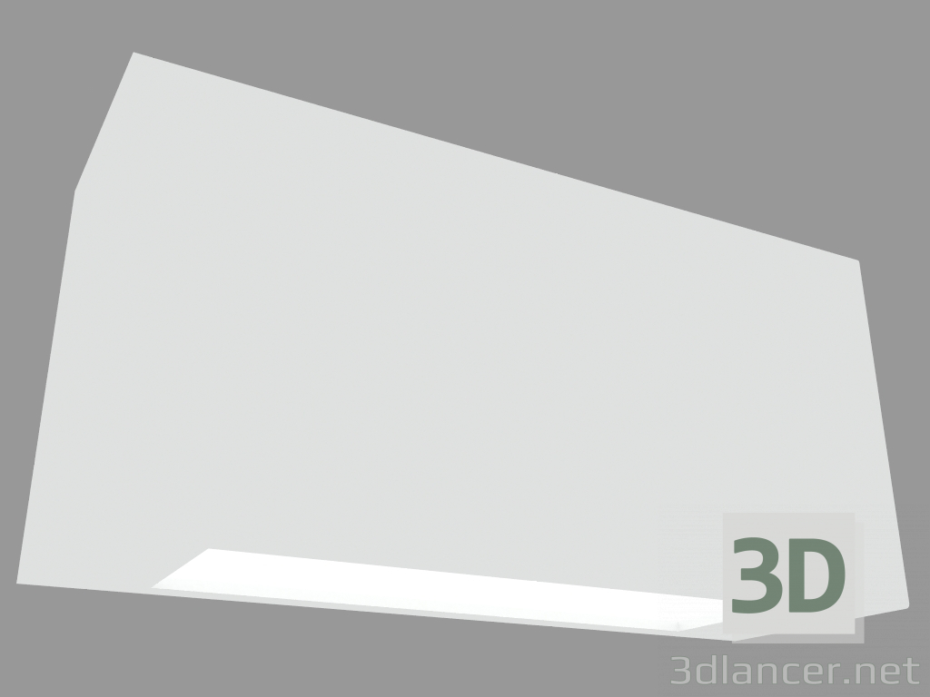 modello 3D Lampada da parete ASCENSORE RETTANGOLARE (S5049W) - anteprima