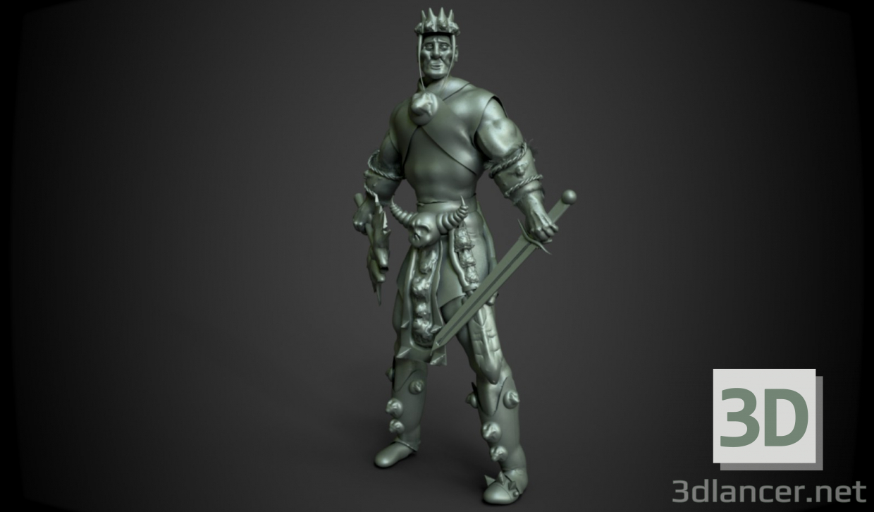 3d model King - preview