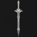 3d Fantasy sword 16 3d model model buy - render