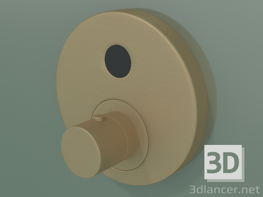 3d model Built-in shower mixer with thermostat (36722140) - preview
